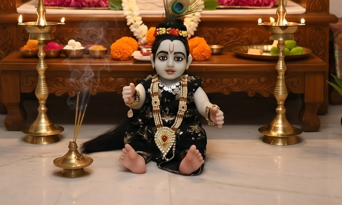 Divine Kanha Ji Banner
